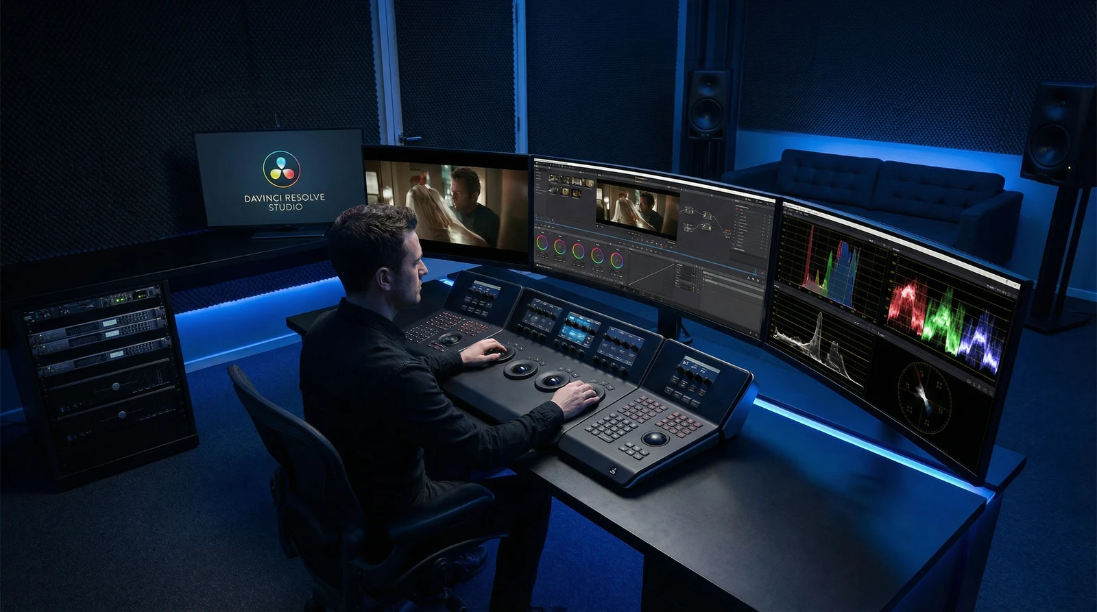 萝莉岛专业调色后期制作室